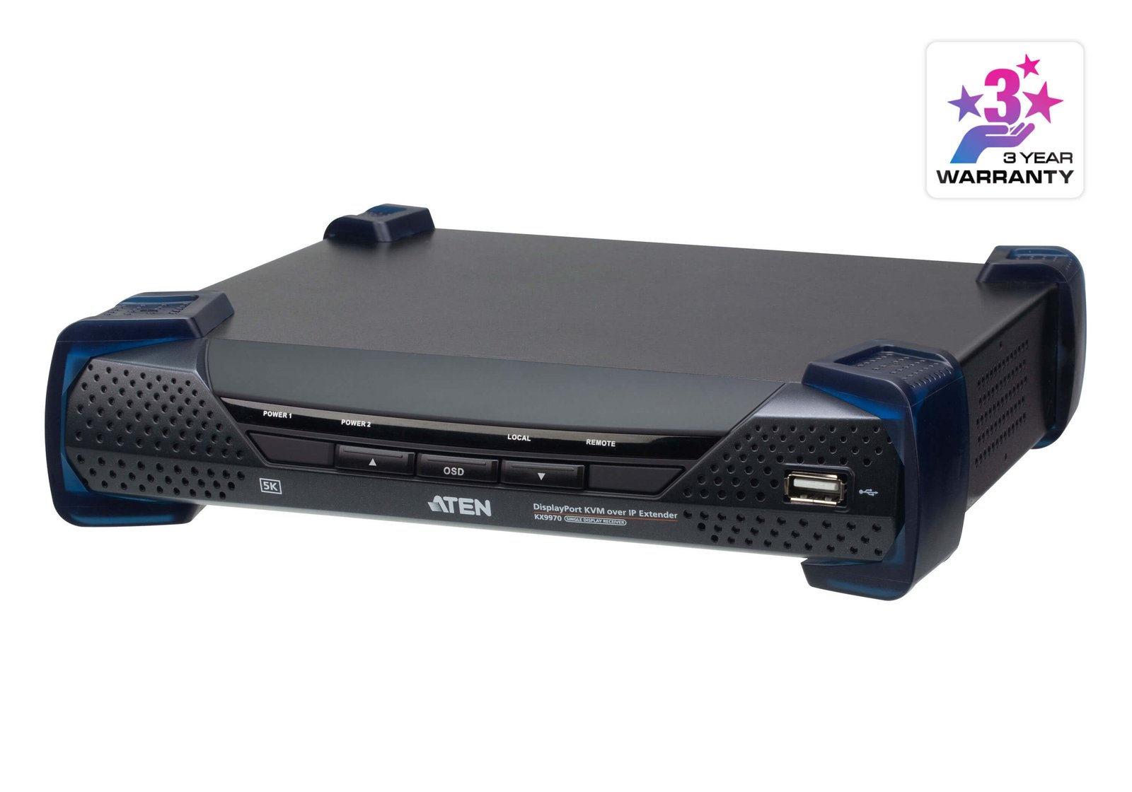 ATEN KX9970R – Bộ nhận KVM qua IP DisplayPort 5K