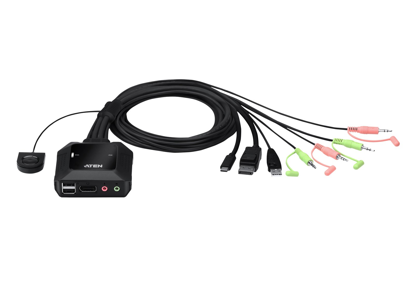 ATEN CS52DP – KVM lai USB-C DisplayPort 2 cổng 4K