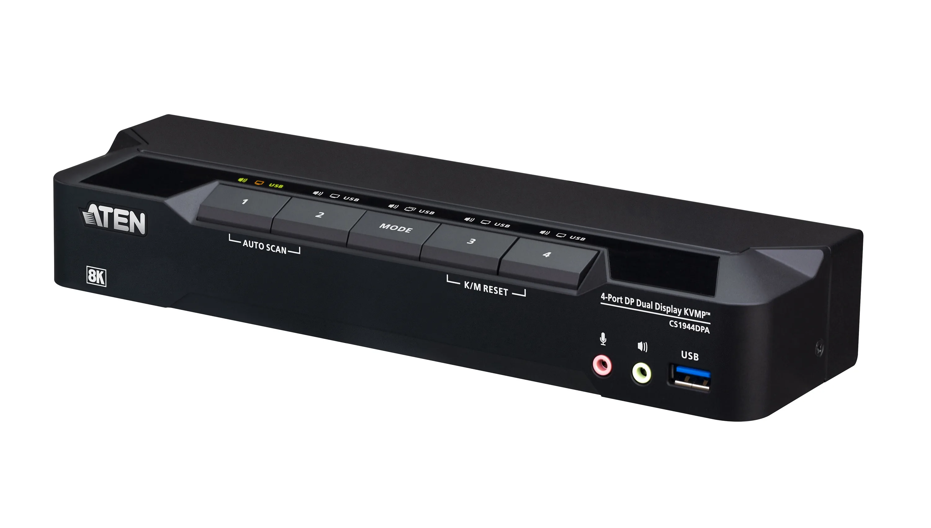 ATEN CS1944DPA – Switch KVMP DisplayPort 4 cổng 8K USB 3.0 hai màn hình